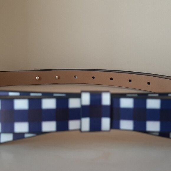 KATE SPADE - Leather ' Check Me Out' Belt - Size M - Picture 3 of 7